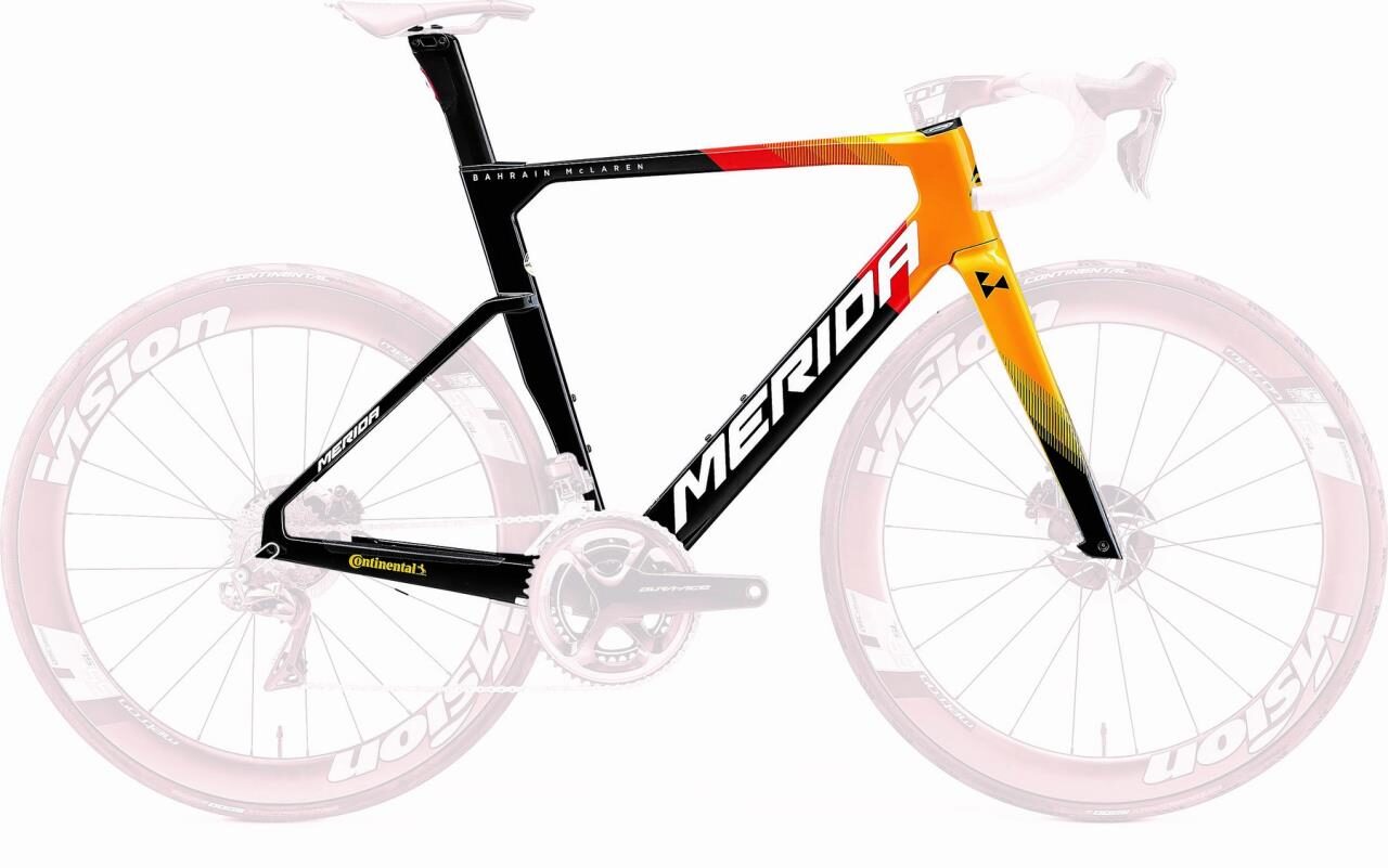 merida reacto 5000 team bahrain mclaren edition bike