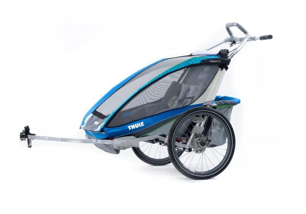 Anhänger Thule Chariot CX2 blau-grau-silber